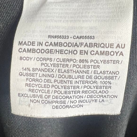 NIKE Power Epic Reflect Tight Pants Geometric Textured Leg Black Silver Size L - Picture 11 of 12